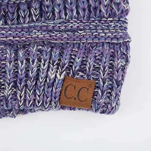 C.C Trendy Warm Chunky Soft Stretch Cable Knit Beanie - 3