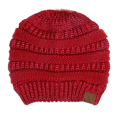 C.C Trendy Warm Chunky Soft Stretch Cable Knit Beanie - 2