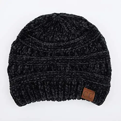 C.C Trendy Warm Chunky Soft Stretch Cable Knit Beanie - 2
