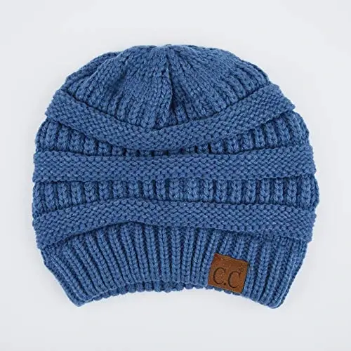 C.C Trendy Warm Chunky Soft Stretch Cable Knit Beanie - 2