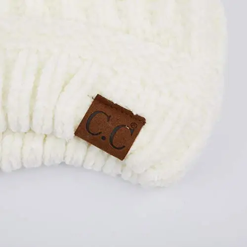 C.C Trendy Warm Chunky Soft Stretch Cable Knit Beanie - 3
