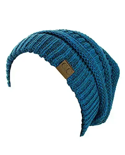 C.C Trendy Warm Chunky Soft Stretch Cable Knit Beanie - 2