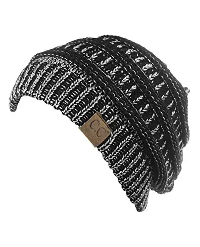 C.C Trendy Warm Chunky Soft Stretch Cable Knit Beanie - 3