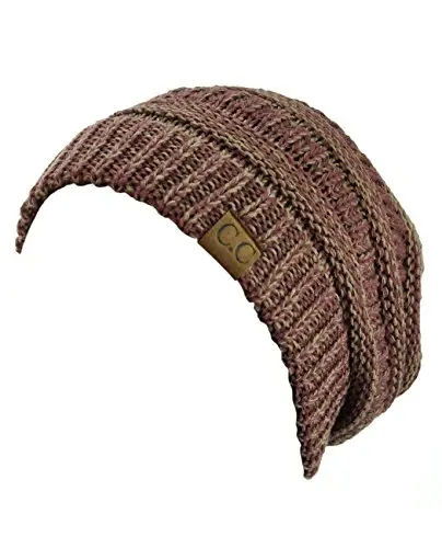 C.C Trendy Warm Chunky Soft Stretch Cable Knit Beanie - 2