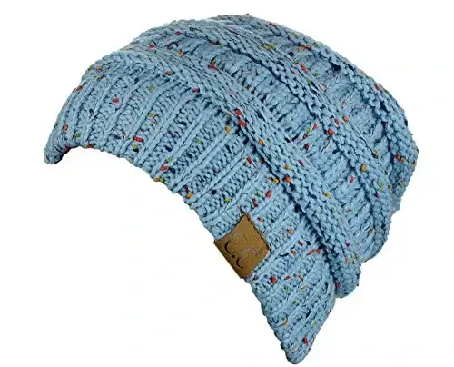 C.C Trendy Warm Chunky Soft Stretch Cable Knit Beanie - 2