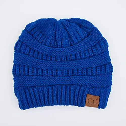 C.C Trendy Warm Chunky Soft Stretch Cable Knit Beanie - 2
