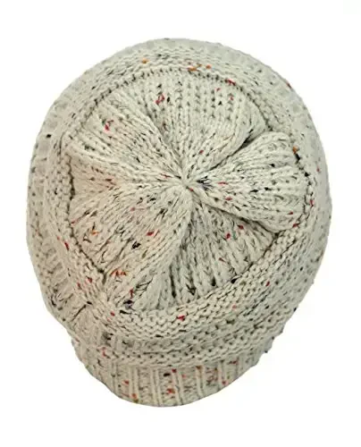 C.C Trendy Warm Chunky Soft Stretch Cable Knit Beanie - 4