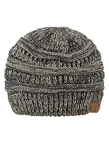 C.C Trendy Warm Chunky Soft Stretch Cable Knit Beanie - C.C