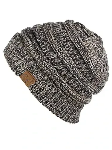 C.C Trendy Warm Chunky Soft Stretch Cable Knit Beanie - 2