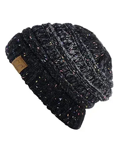 C.C Trendy Warm Chunky Soft Stretch Cable Knit Beanie - 2