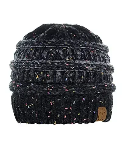 C.C Trendy Warm Chunky Soft Stretch Cable Knit Beanie - 4