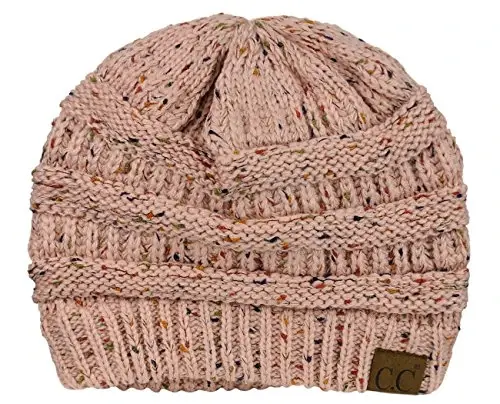 C.C Trendy Warm Chunky Soft Stretch Cable Knit Beanie - 1
