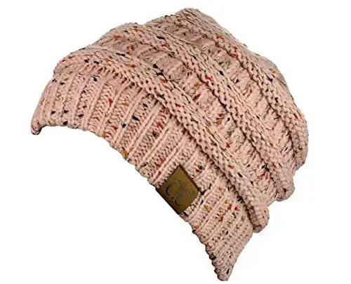 C.C Trendy Warm Chunky Soft Stretch Cable Knit Beanie - 2