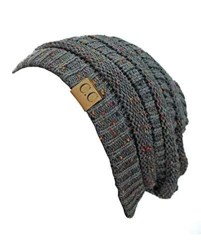 C.C Trendy Warm Chunky Soft Stretch Cable Knit Beanie - 2