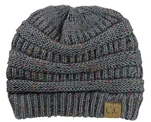 C.C Trendy Warm Chunky Soft Stretch Cable Knit Beanie - 1
