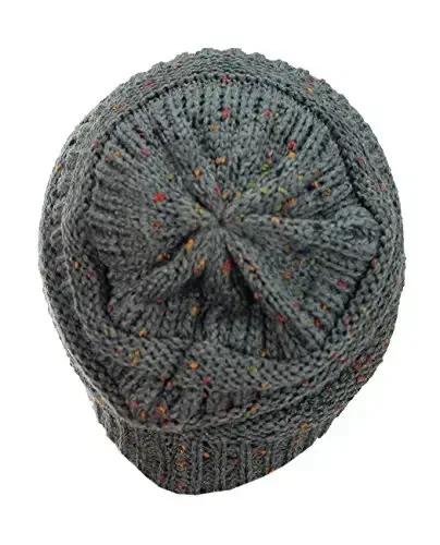 C.C Trendy Warm Chunky Soft Stretch Cable Knit Beanie - 4