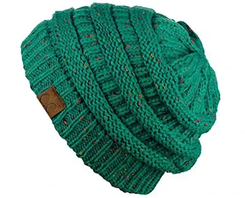 C.C Trendy Warm Chunky Soft Stretch Cable Knit Beanie - 3