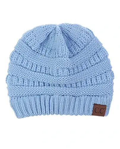 C.C Trendy Warm Chunky Soft Stretch Cable Knit Beanie 