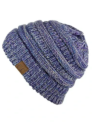 C.C Trendy Warm Chunky Soft Stretch Cable Knit Beanie - 2