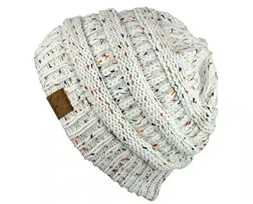 C.C Trendy Warm Chunky Soft Stretch Cable Knit Beanie - 3