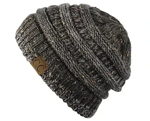 C.C Trendy Warm Chunky Soft Stretch Cable Knit Beanie - 3
