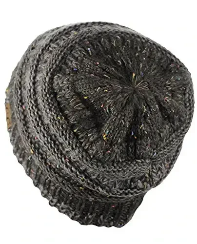 C.C Trendy Warm Chunky Soft Stretch Cable Knit Beanie - 4