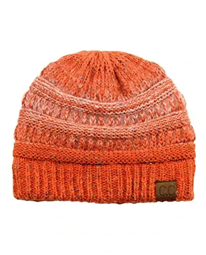 C.C Trendy Warm Chunky Soft Stretch Cable Knit Beanie - 1