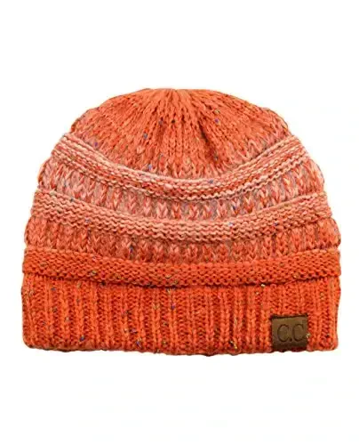 C.C Trendy Warm Chunky Soft Stretch Cable Knit Beanie 
