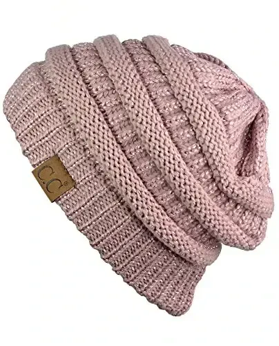 C.C Trendy Warm Chunky Soft Stretch Cable Knit Beanie - 2