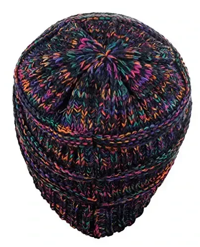 C.C Trendy Warm Chunky Soft Stretch Cable Knit Beanie - 4