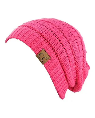 C.C Trendy Warm Chunky Soft Stretch Cable Knit Beanie - C.C (1)