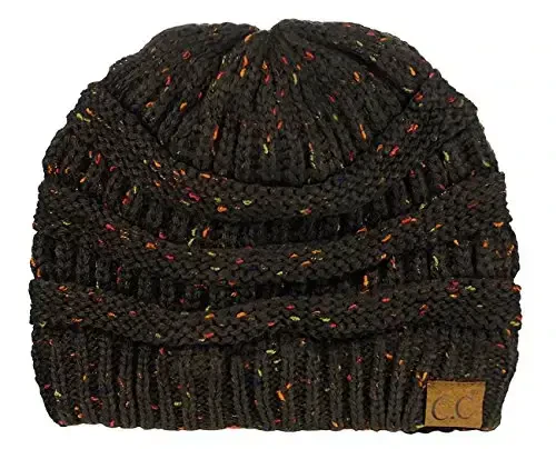 C.C Trendy Warm Chunky Soft Stretch Cable Knit Beanie - 1