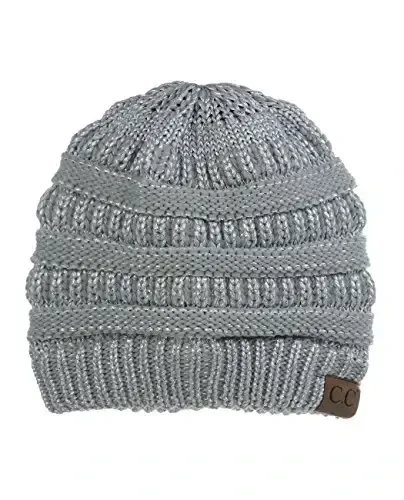 C.C Trendy Warm Chunky Soft Stretch Cable Knit Beanie - 4