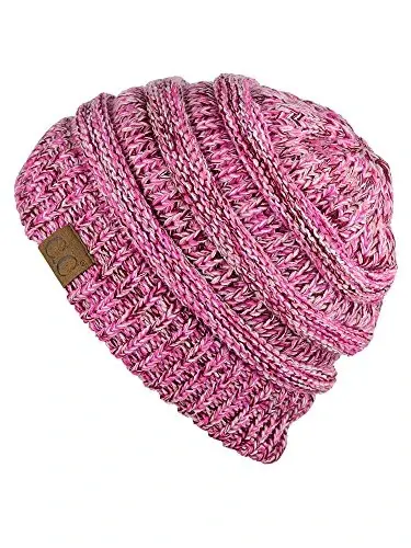C.C Trendy Warm Chunky Soft Stretch Cable Knit Beanie - 2