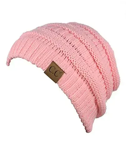 C.C Trendy Warm Chunky Soft Stretch Cable Knit Beanie - 3