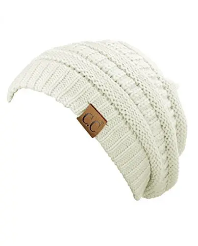 C.C Trendy Warm Chunky Soft Stretch Cable Knit Beanie - C.C (1)