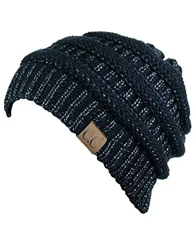 C.C Trendy Warm Chunky Soft Stretch Cable Knit Beanie - 3