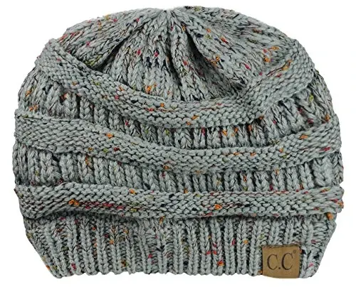 C.C Trendy Warm Chunky Soft Stretch Cable Knit Beanie 