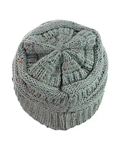 C.C Trendy Warm Chunky Soft Stretch Cable Knit Beanie - 4