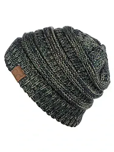 C.C Trendy Warm Chunky Soft Stretch Cable Knit Beanie - 2