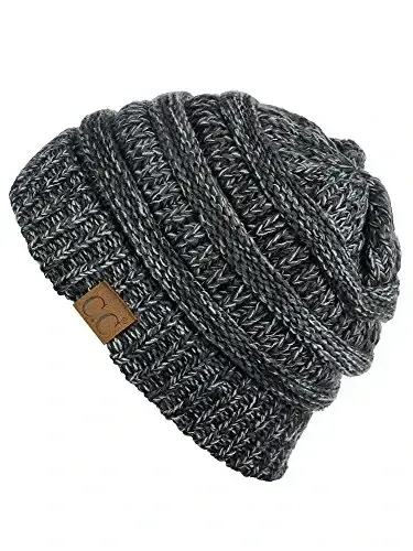 C.C Trendy Warm Chunky Soft Stretch Cable Knit Beanie - 2