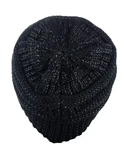 C.C Trendy Warm Chunky Soft Stretch Cable Knit Beanie - 4