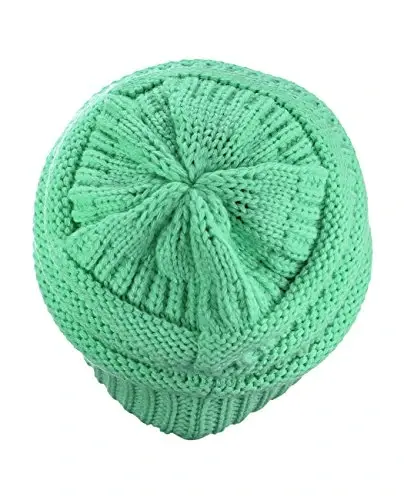 C.C Trendy Warm Chunky Soft Stretch Cable Knit Beanie - 3