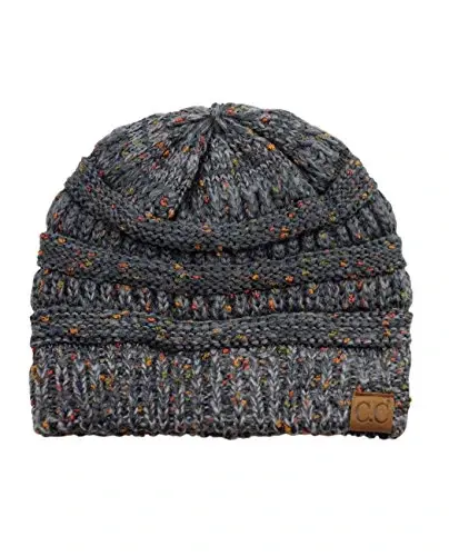 C.C Trendy Warm Chunky Soft Stretch Cable Knit Beanie - 1
