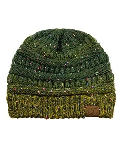 C.C Trendy Warm Chunky Soft Stretch Cable Knit Beanie - 1