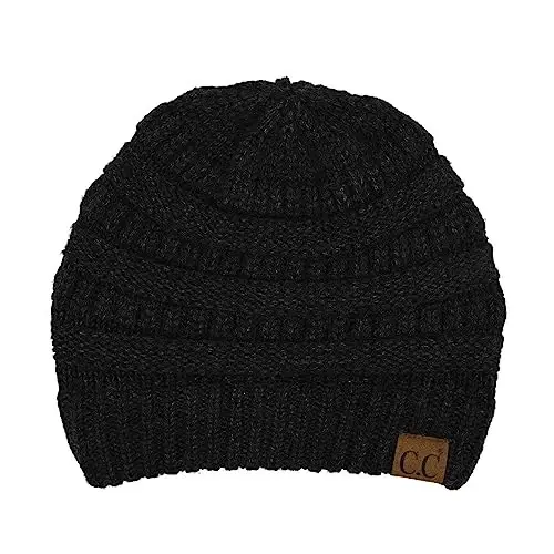 C.C Trendy Warm Chunky Soft Stretch Cable Knit Beanie 