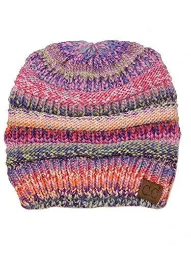 C.C Trendy Warm Chunky Soft Stretch Cable Knit Beanie 