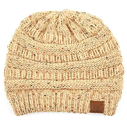C.C Trendy Warm Chunky Soft Stretch Cable Knit Beanie - 2