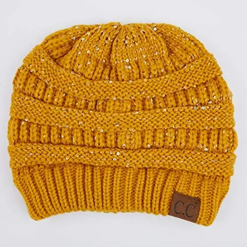 C.C Trendy Warm Chunky Soft Stretch Cable Knit Beanie - C.C (1)