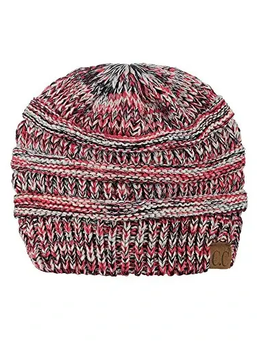 C.C Trendy Warm Chunky Soft Stretch Cable Knit Beanie 